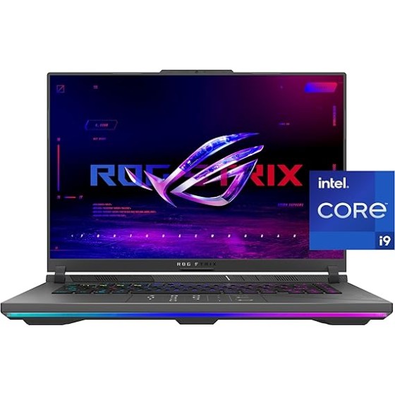 ASUS ROG Strix G16 (2023) Gaming Laptop, 16” 16:10 FHD 165Hz, GeForce RTX 4070, Intel Core i9-13980HX, 16GB DDR5, 1TB PCIe SSD, Wi-Fi 6E, Windows 11, G614JI-AS94, Eclipse Gray